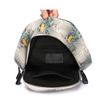 LOVEVOOK mærke mode kvinder rygsæk kunstig læder serpentine skole taske mini-rygsække kvindelige rygsække til teenage-piger