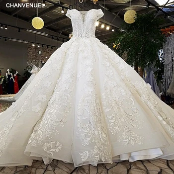LS74232 vestido de noiva ivory og champagne off skulder, kæreste bolden kjole lace up wedding kjoler fra kina real fotos