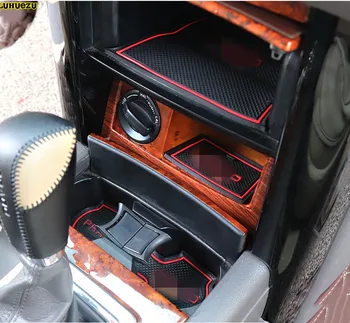 Luhuezu 15PCS Non-Slip Interiør Styling Døren Groove Mat Cup Mat Til Toyota Land Cruiser Prado FJ 150 Tilbehør
