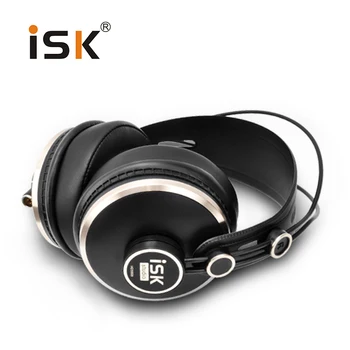 Luksuriøst Komfortable ISK HD9999 Helt lukket Skærm Headset hovedtelefon til DJ/audio mixing/recording studio overvågning