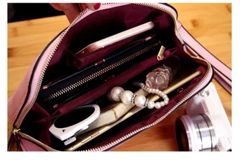 Luksus 2017 Designer Håndtasker i Høj Kvalitet Kvinders Ægte Læder Håndtasker Vintage Messenger Crossbody Kæde Tasker Til kvinder X52