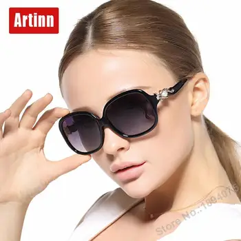 Luksus brand designer solbriller kvinder UV400 polariseret runde mænd sol briller udsmykning templet sexy unge overdimensionerede M8004