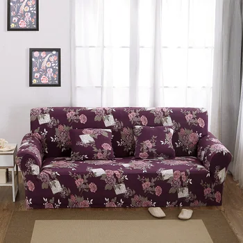 Luksus Europæisk Stil Jacquard Elastisk sofabetræk Slipcovers til Lænestol Hjørne Snit Sofa Couch 1/2/3/4 Steder Universal