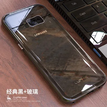 Luksus For coque Galaxy S8 Tilfælde Samsung S8 Cover Gennemsigtig Rustning Til samsung galaxy S8 plus tilfælde dække s8plus kant s 8