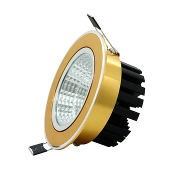 Luksus Guld Downlight 7W/9W/12W/15W/18W/20W Forsænket LED Spot Light Loft Lampe Ultra smukke Dæmpbar LED Downlight COB