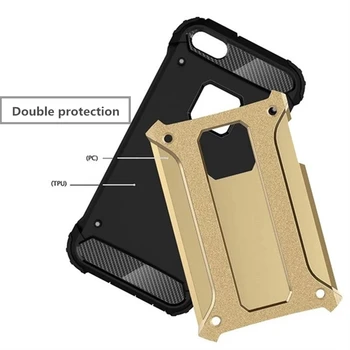Luksus Plast + TPU Hybrid Armor Case Til iPhone 6 6S Plus Cases Til iPhone 7 Tilfælde Fuld Dækning Beskyttelse Telefonen Tilfælde Stødsikkert
