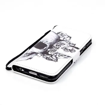 Luksus Retro cover Til iPhone 5 5S 5C 6 Plus 4 4S Læder Cover Til Coque Samsung Galaxy S3 S4 S5 MINI S6 Kant G360 G530 P8lite