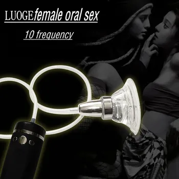 LUOGE Ægte Kvindelig Oralsex, Onani Virkelige Tunge Slikke Klitoris Stimulation Vibrator Fellatio Automatisk Sex Legetøj
