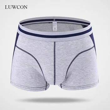 LUWCON 4stk/Modale masse Mænds Undertøj, boxershorts Patchwork Komfortable Trusser Multi-farve Plus Størrelse