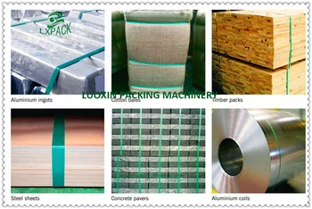 LX-PACK Laveste pris, Gratis forsendelse bærbare luft bander PET pneumatiske bånd banding emballage maskine for13-9 mm eller 19-25mm