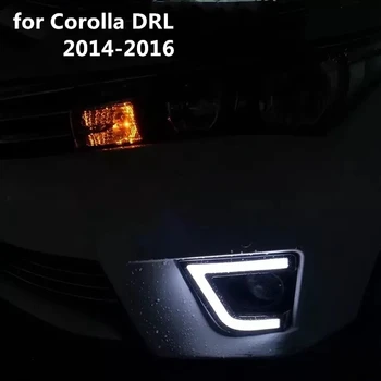 Lys pande LED KØRELYS for Toyota Corolla 2016 2017 Ny Altis Eye Brow Lys LED Eksterne Lampe Signal Parkering Tilbehør
