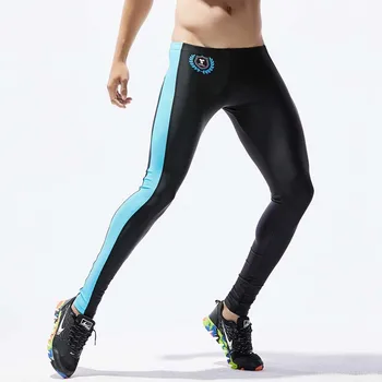 Løbetights Mænd Sports Leggings Sportstøj Yoga Bukser Yoga Bukser Lav Stigning Trænings-Og Komprimering Sexet Fitnesscenter 2017