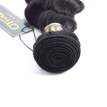 Løs Dybt Brazilian Hår Væve Bundter Non-Remy hår Mere Bølge 8-28 tommer Hurtig levering Kan Købe 3 Bundter eller Flere QThair