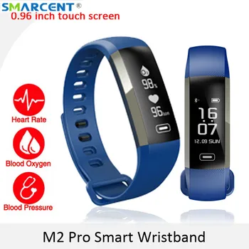 M2 Pro R5MAX Smart Fitness Armbånd Ur intelligent 50 ord informationsdisplayet blodtryk pulsmåler iltindhold i Blodet