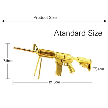 M4A8 Karabin model DIY laserskæring puslespil model 3D Nano metal Puslespil Legetøj for voksne Gave med gratis forsendelse