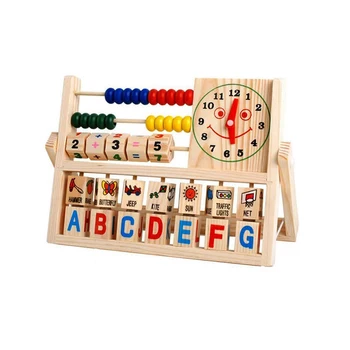 MACH Børn, Baby, Børn Læring Udviklingsmæssige Alsidig Klap Abacus Træ-Legetøj