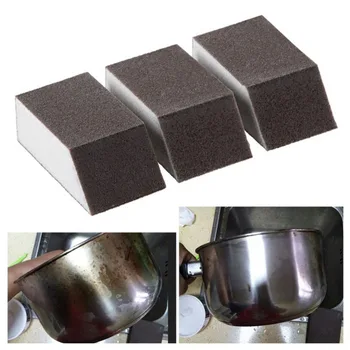Magic Brush Aluminiumoxid Emery Svamp Rust, Snavs, Pletter Ren Pensel Skål Vaske Pot Hjem Køkken rensebørste JSX
