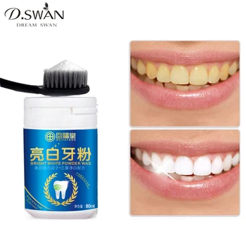 Magic Naturlige Perle Tandbørstning Pulver Fysiske Tænder Whitener Afgiftende & Kridtning Oralh Dental mundhygiejne 80g