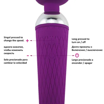 Magic Wand vibrator til kvinder, sexlegetøj AV Vibratorer, USB-Genopladeligt sexlegetøj til kvinde, klitoris vibrator