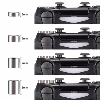 Magnetisk Metal Bullet Knapper, Justerbar D-pad Dpads reparationssæt til PS4 Spil Controller alle Modeller (23 i 1)