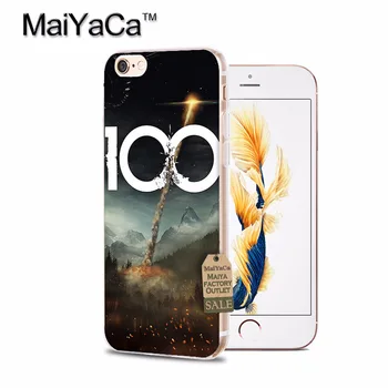 MaiYaCa 100 gennemsigtig blød tpu telefonen tilfælde dække for iPhone 8 7 6 6S Plus X 10 5 5S SE 5C 4 4S Coque Shell
