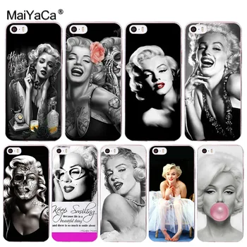 MaiYaCa Audrey Hepburn og Marilyn Monroe blødt tpu telefonen case cover for Apple iPhone 8 7 6 6S Plus X 5 5S SE 5C 4 4S sag