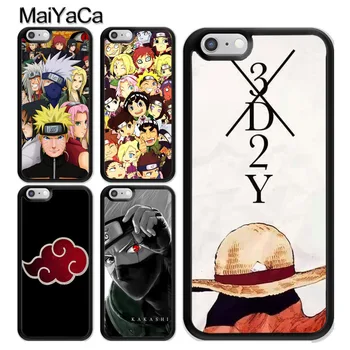 MaiYaCa Et Stykke Ruffy Zoro Hokage Naruto Kakashi Soft TPU Tilfælde Funda Til iPhone 6 6S Plus 7 8 Plus X 5 5S SE Tilbage Dække Shell