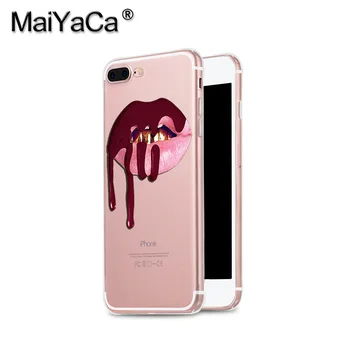 MaiYaCa Graffiti Pige Kylie Læber Til iPhone 8 plus Tilfælde Telefonen Tilfælde Silikone Blød TPU til iphone 8plus tilfælde Fundas Coque tasker
