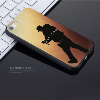 MaiYaCa Hip Hop Rapper Eminem rap Coque Shell Telefon-etui til Apple iPhone 8 7 6 6S Plus X 5 5S SE 5C Dække