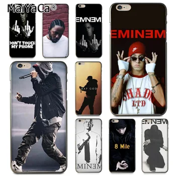 MaiYaCa Hip Hop Rapper Eminem rap Coque Shell Telefon-etui til Apple iPhone 8 7 6 6S Plus X 5 5S SE 5C Dække