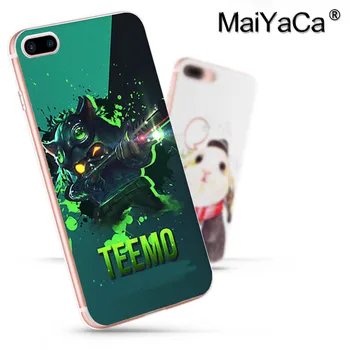 MaiYaCa LOL League of Legends TIMO Mode Sjov Dynamisk phone case for iPhone 8 7 6 6S Plus X 10 5 5S SE 5C 4 4S Coque Shell