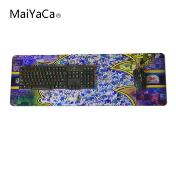 MaiYaCa Sonic STOR STØRRELSE 300*600*2MM Gummi Spillet Mouse Pad, værdiboks til Bærbar Computer, Mat Stor Måtte Anti-Slip Bedste Valg musemåtte