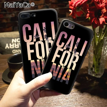 MaiYaCa Sort tpu silikone Smukke Billede Californien På Salg Luksus Cool telefon, Sag For sag iPhone 5s 6s 6splus 7 7plus