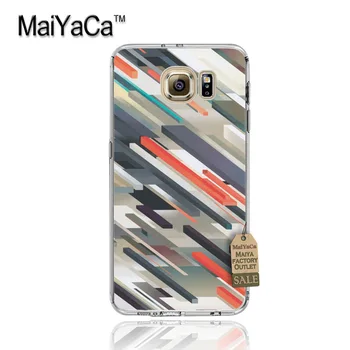 MaiYaCa Trendy geometriske stribet trekanter og bølget mønster Telefon-etui til Samsung S3 S4 S5 S6 S6edge S6plus S7 S7edge S8 S8plus