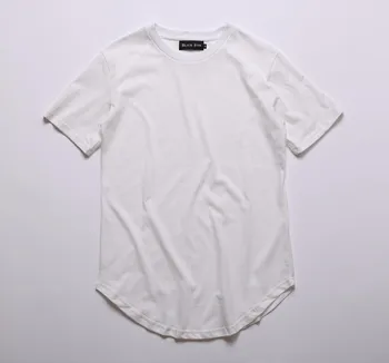 Man si Tun 2017 Sommeren Mænd Kort Ærme Udvidet Hip Hop T-shirt i Overstørrelse Kpop Tyvekoster Tøj Mænds Casual kanye west T-Shirt
