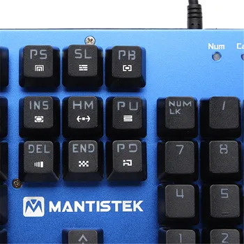 Mantistek GK2 Mekanisk Tastatur 104-Tasterne NKRO RGB Blå Rød Sort Brun Skifte Computer Gaming Tastatur, LED-Baggrundsbelyst