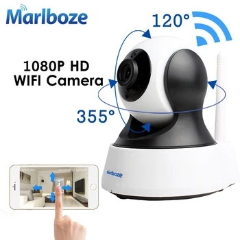 Marlboze 1080P HD, Wifi IP-Kamera Trådløst CCTV Hjem Sikkerhed Overvågning Kamera IR Night Vision Baby Monitor Indendørs Kamera