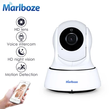 Marlboze 720P HD Wireless Wifi IP-Kamera Hjem Sikkerhed Overvågning Kamera Onvif P2P-IR-Cut P/T Night Vision Indendørs CCTV Kamera