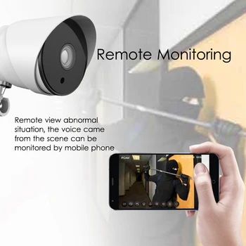 Marlboze Udendørs Vandtæt 720P HD WIFI IP-Kamera IR Night Vision APP Remote Monitor Sikkerhed Overvågning Kamera 64G Kort Slot