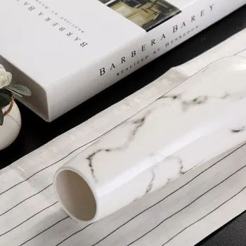 Marmor blomst indsat Keramiske Hvid Bordplade Vase Hjem Dekoration vase Mode Moderne vaser