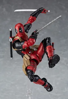 Marvel 15cm X-MAN, DeadPool Figma EX-042 Deadpool DX Ver Super Hero BJD Figur Model Legetøj
