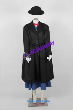 Mary Poppins cosplay kostume ACGcosplay omfatter hat