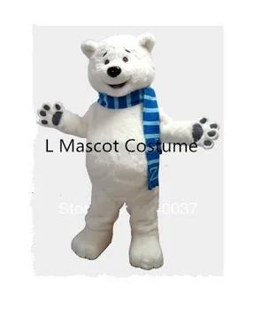 MASCOT isbjørn maskot kostume brugerdefinerede fancy kostume, anime cosplay kits mascot tema fancy kjole karneval kostume