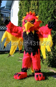 Mascot plys pheonix maskot kostume fancy kjole tilpasset fancy kostume, cosplay tema mascotte karneval kostume kits
