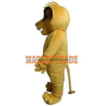 Masoct Lion King Simba Maskot Kostume Brugerdefinerede Fancy Kostume, Anime Cosplay Kits til Halloween party event
