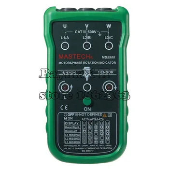 Mastech MS5900 Tre Fase Rotation Indikator Meter