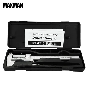 MAXMAN 0-150 MM/INCH Alle Rustfrit Stål af Høj Præcision Elektroniske Digitale Vernier Skydelære 150 MM Måling & Måle Værktøjer