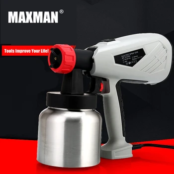 MAXMAN 800ml Airbrush Elektriske Maling Spray Pistol 600W Professionel Sprøjte Maling Forstøver Værktøj med en Tragt til at Male Bil