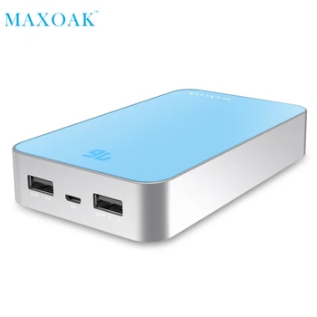 MAXOAK 13000mAh Dual USB Oplader Power Bank Ekstern Batteri Oplader til Bærbare PowerBank til Mobiltelefon