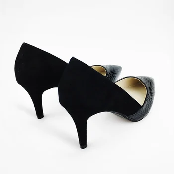 MAYA 2018 Kvinder sexet pumper tynde høje hæle sko med sorte farver pegede top sko til kvinder casual eller fest pumper sko